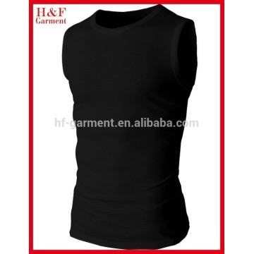 2016 new design round neck tops blank tank tops sleeveless t-shirt