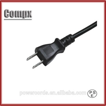 125V Japan PSE 2 pin plug power cord japan pse jet power cord