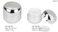 Round Cap Metalized Double Layers Arcylic Cosmetic Jar