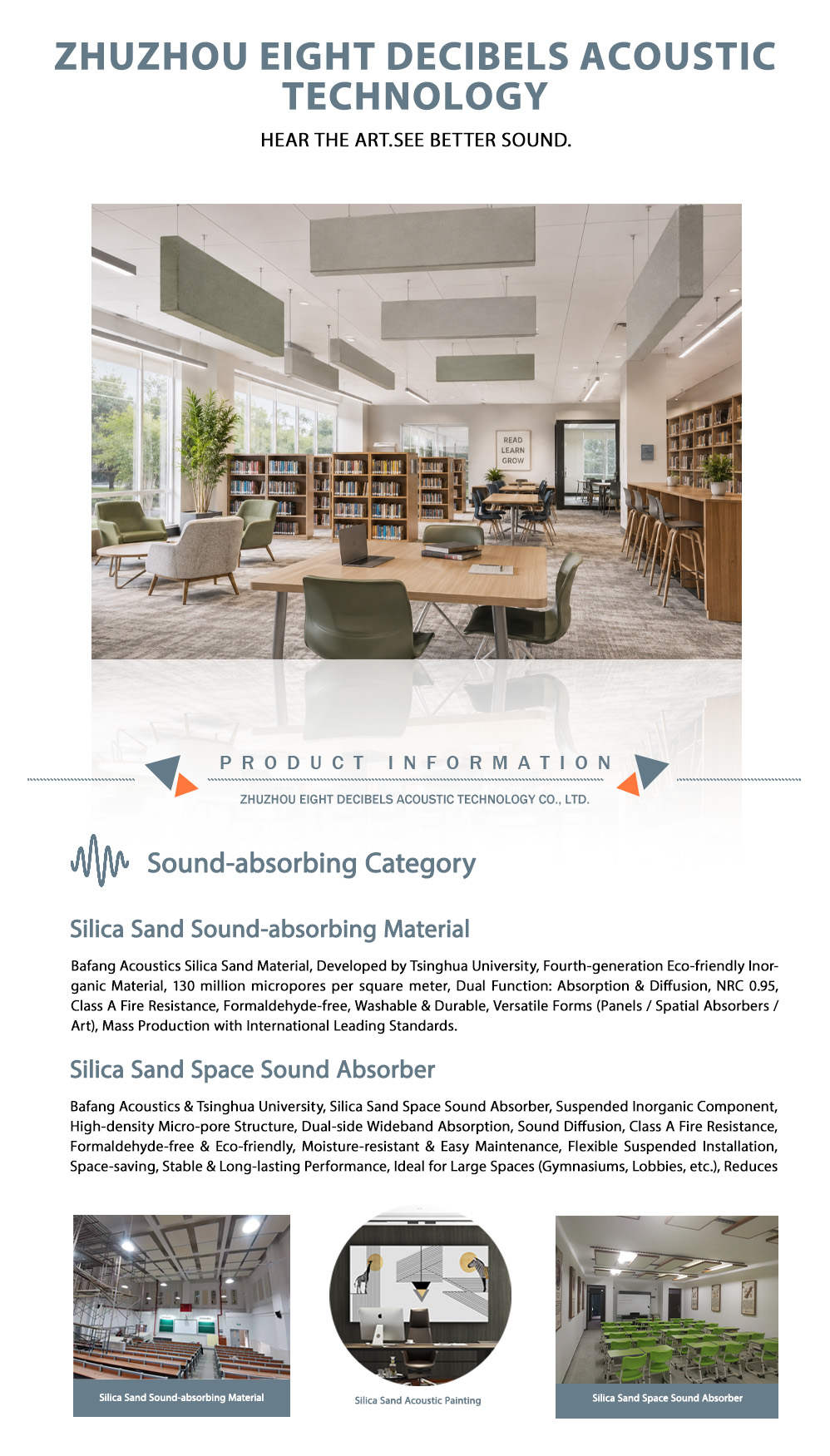 Fabric-Wrapped Ceiling Acoustic Absorber-Z