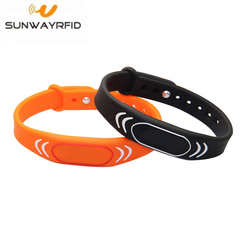 QR code Silicone RFID Wristband 125khz TK4100 Bracelet