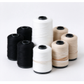 Hilo de poliéster negro de primera calidad para textiles duraderos