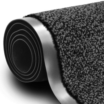 Extra Large Door Mat: Big, High-Quality PP Cut Pile Ribbed Polypropylene with PVC Backing for Commercial and Entrance Areas