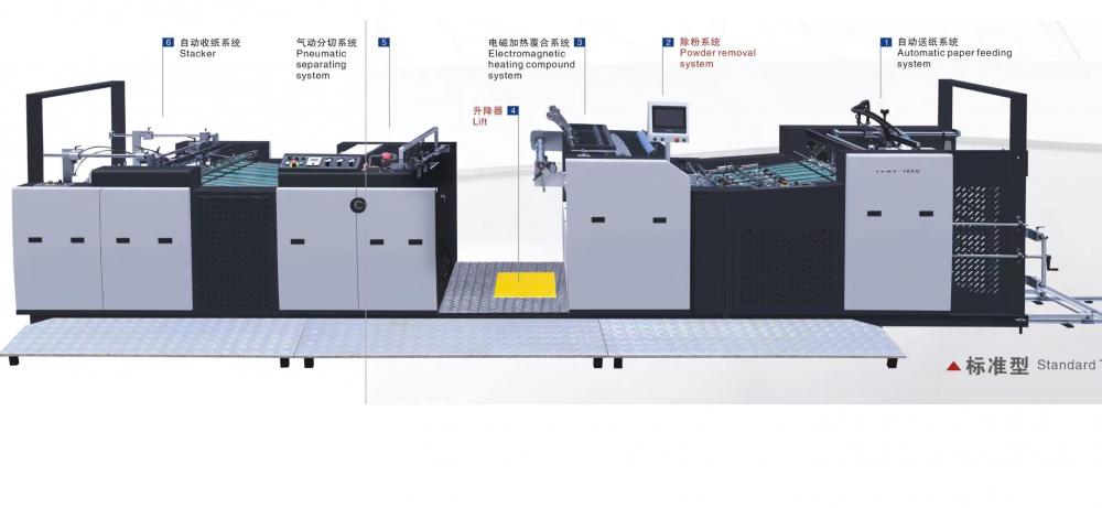 Máy làm màng lớp phủ sẵn tốc độ cao hoàn toàn tự động