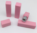 Mini läppstift rör tomt rör fyrkantigt rosa rör