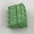 pluggable straight pin male and female terminal block