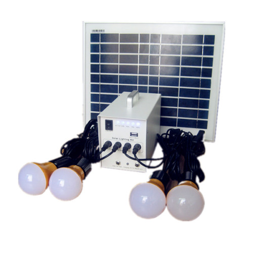 Kit solare 10W con caricatore mobile per l'Africa