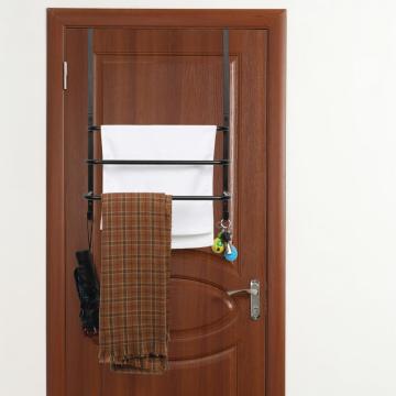 Porte-serviette de salle de bain suspendue avec 2 crochets