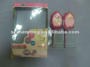 Customized clear plastic packing box