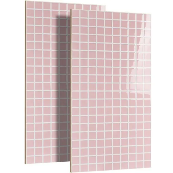 300x600mm Nordic Style Glossy Small Lattice Concave-Convex Wall Tiles for Kitchen, Bathroom, Mosaic, and Toilet - Porcelain Ceramic Tiles