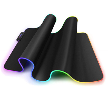 Factory Price OEM Custom RGB Gaming Mouse Pad with USB Lighting