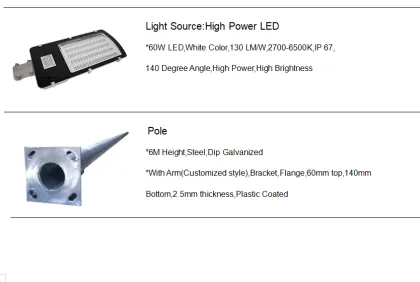 12V 80W top rated solar street lights