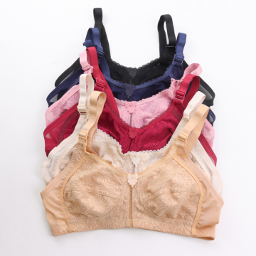 Hot Sale Factory Price French Wholesale Ladies Soft Thin Unlined 5/8 Cup Sexy Lace Bralette