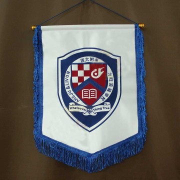 Sunshine School Custom Football Team Flag Pennant for Soccer Club Exchanges and Sports Events Gifts