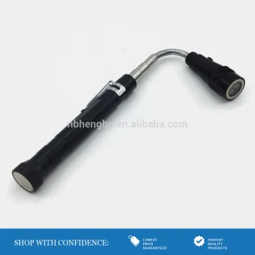 hengbo directly flexible led flashlight with big magnet on bottom