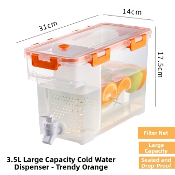 Elegante Aufbewahrungsbox mit integriertem Wasserhahn
