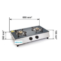 Solid Stainless Steel Plus Glass Gas Stove