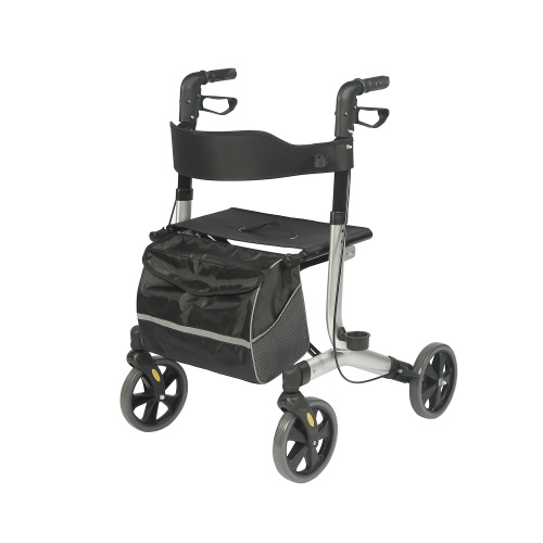 Adjustable 4 Wheels Rollator Walker with Seat