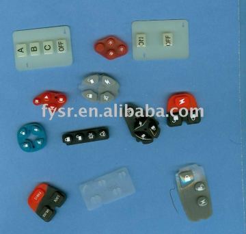 customized silicone rubber keypad conductive silicone rubber keypad