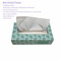 Tecido facial personalizado 2ply branco