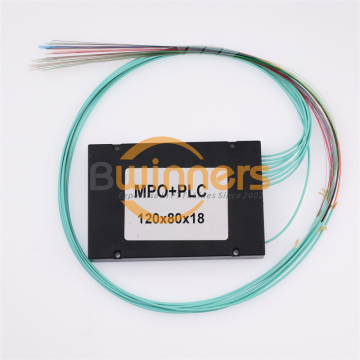 1x8 PLC Splitter MPO Bare OM3 Patch Cord Fiber Optic Cable