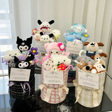 Kuromi Valentine's Day and Special Occasion Gifts: Cute Doll Bouquets, Cartoon Animals, and Flower Arrangements