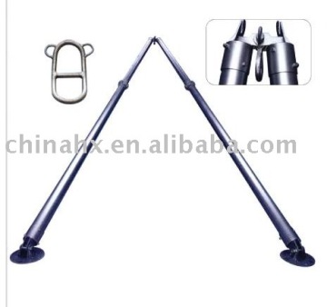 Aluminum alloy A-shape Tubular Gin Pole