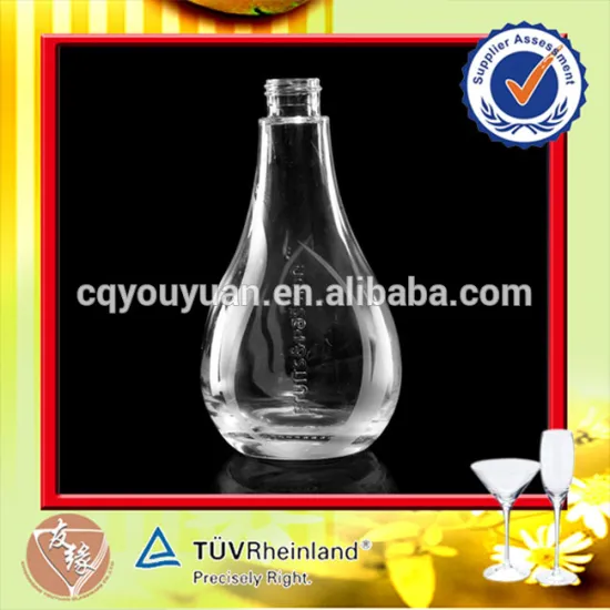 Empty Frosted Glass Beverage Bottles 10OZ Juice Bottle