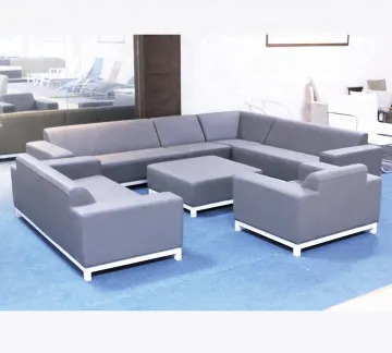 Waterproof PVC Leather Outdoor Sofa Set