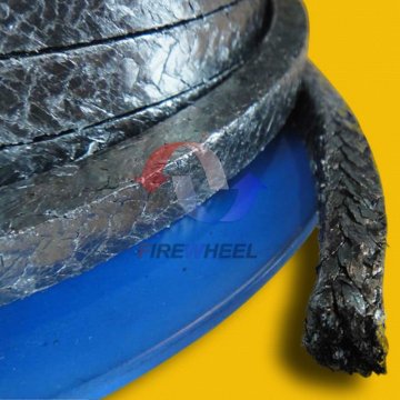 Braided Expanded Graphite Packing With Cotton Filament Reinforcement Pure Graphite Packing