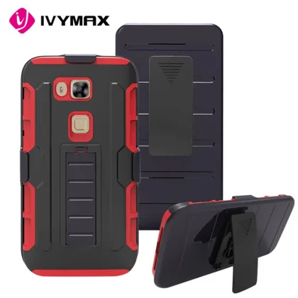 Credit Card holder leather cheap mobile phone case for huawei G8/GX8