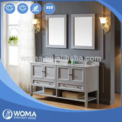 Model 1006B High quality factory made hardware bathroom cabinet with dtc soft close cabinet hinges