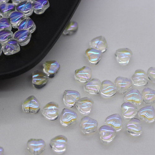 6mm lampwork glass HEART beads