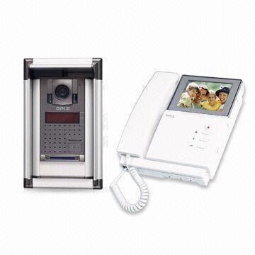 Color Video Intercom System for Villa Indoor Monitor, Can Adjust Brightness and Contrast