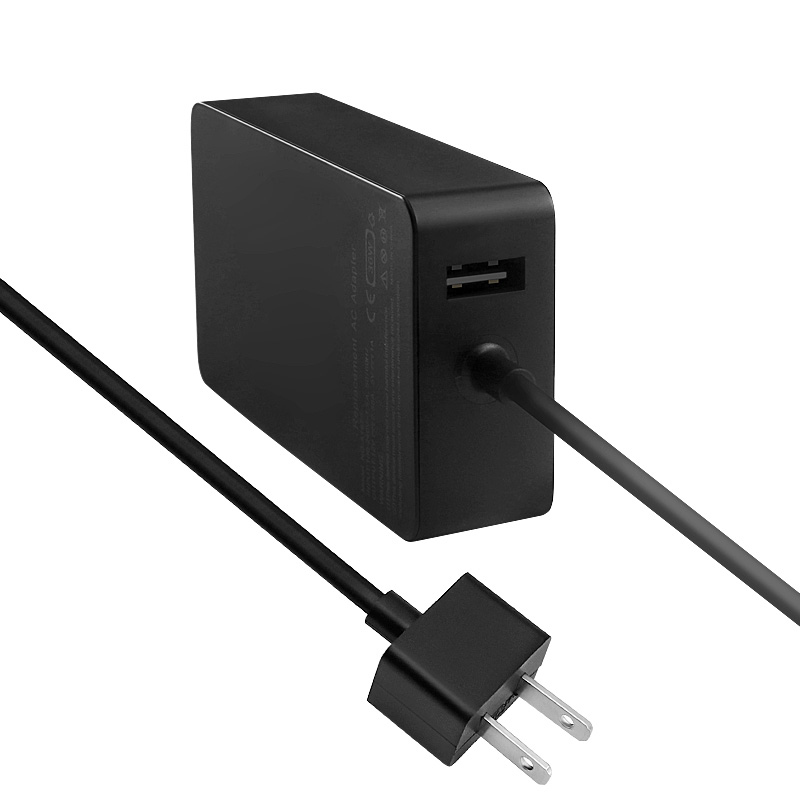Replacement 36W Microsoft Tablet Charger With 5V1A USB