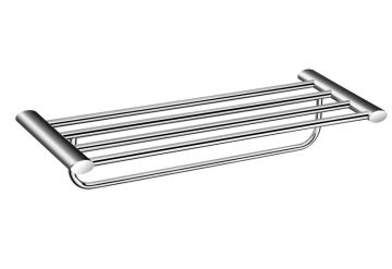 Contemporary stylish top sustainable quality bathroom chrome plating brass towel rack