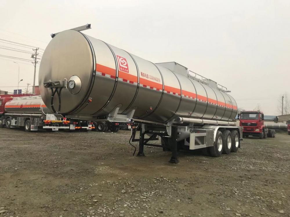 40m³ Insulation Asphalt Tanker Semi Trailer