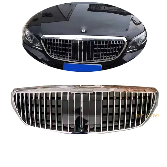 W213 Facelift Maybach Grille and Front Bumper Parts for Mercedes Benz E Class 2016-2019