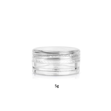 Transparent Glitter Powder Jars: Mini Empty Nail Decorator Jars in 2g, 3g, 5g PS Plastic