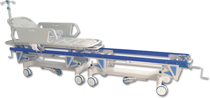 Operation Connecting Height Adjustable Patient Stretcher
