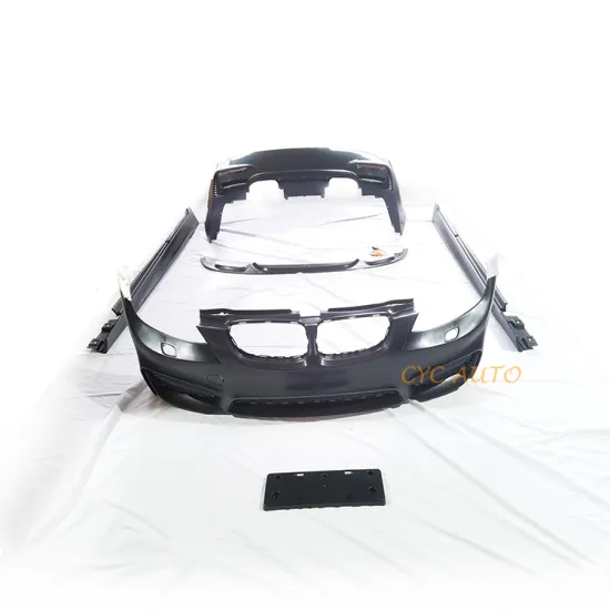 BMW 3Series E92 Coupe M4 Style Wide Body Kit with Side Skirt and Bumper (2006-2013)