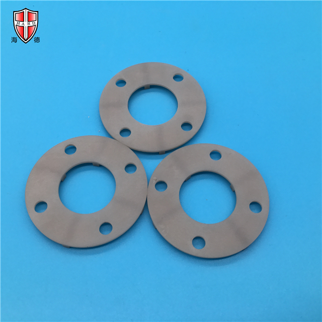 industrielle AIN Aluminiumoxid Keramik Kühlkörper Ringplatte