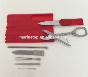 Promotion Gift Red Swiss Tool Card Multi Function Tool