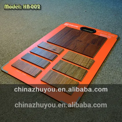 Wood floor MDF display panels