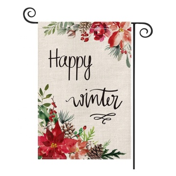 Customized Design Decorative Christmas Garden Flags