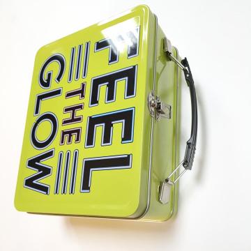 Tin Portable Lunch Box of Custom