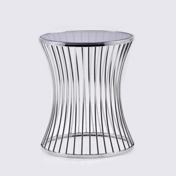 Goolee Contemporary Silvery Simple Design Cocktail Side Table