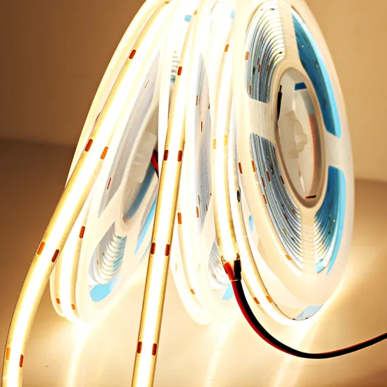 DC12V/24V 5W COB LED Strip Light - 320/480/520 LEDs per Meter, 5M/Lot, 16.4ft Length, RGBW Color Changeable with 3000-6500K Color Temperature and RA90 Rating