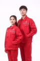 Pakaian anti-statik merah berkualiti tinggi