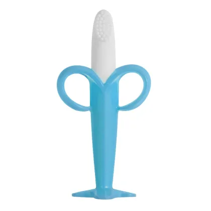 Wholesale Silicone Baby Toothbrush Teether Toys - Banana Fruit Design
